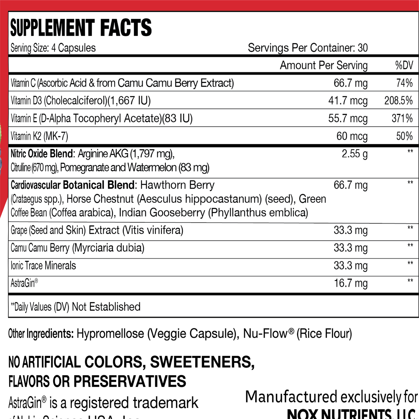 Ultimate Nitric Oxide Capsules