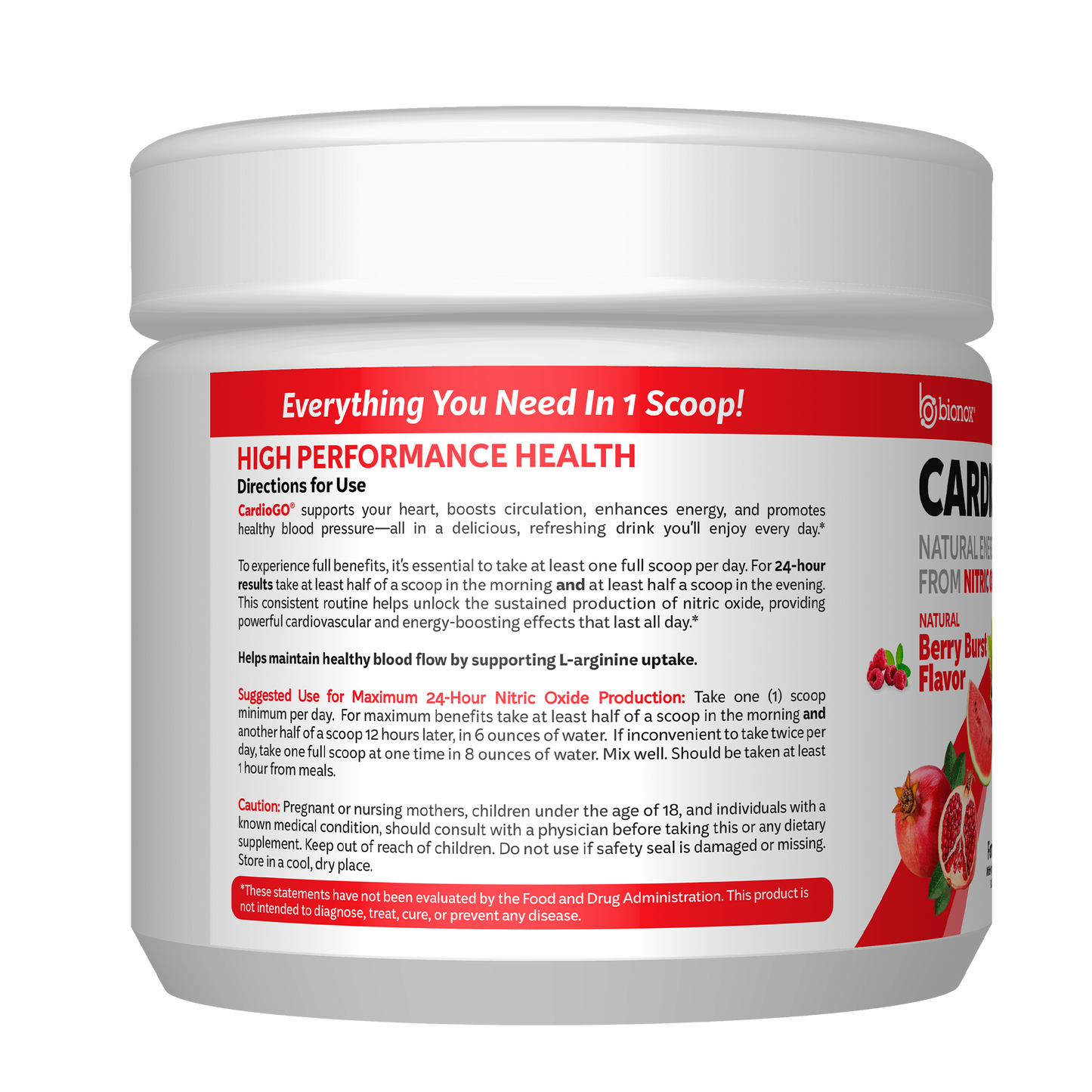 CardioGO - 30 Scoop - Berry