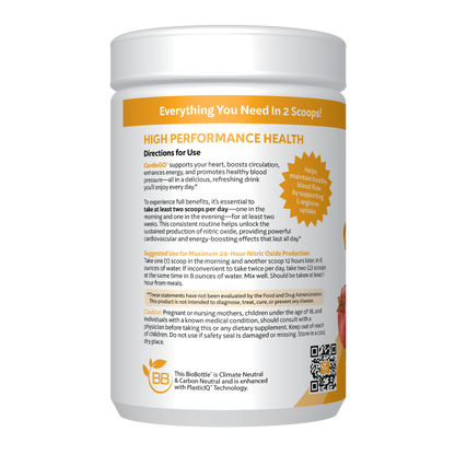 CardioGO - 60 Scoop - Citrus