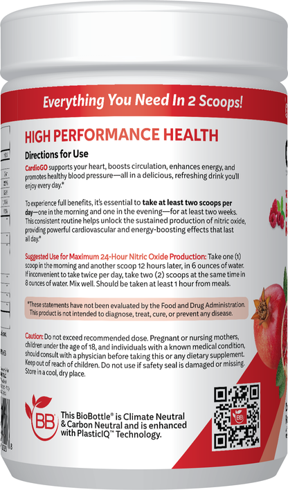 CardioGO - 60 Scoop - Berry