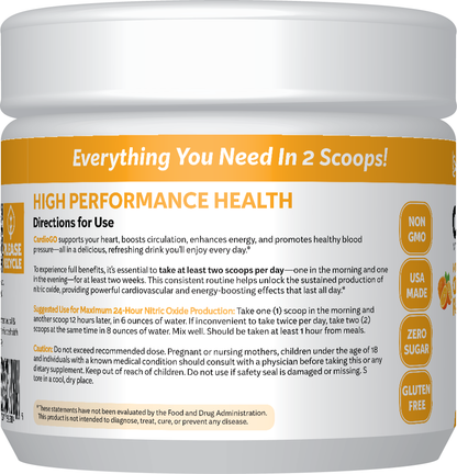 CardioGO - 30 Scoop - Citrus