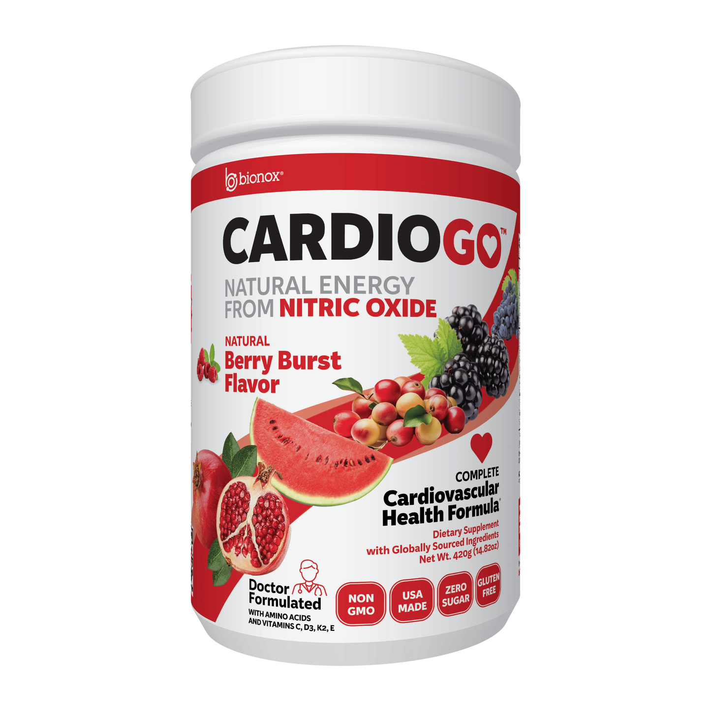 CardioGO - 60 Scoop - Berry